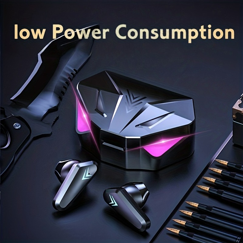 Wireless Bluetooth Earbuds with LED Display & Noise Cancelling Mic