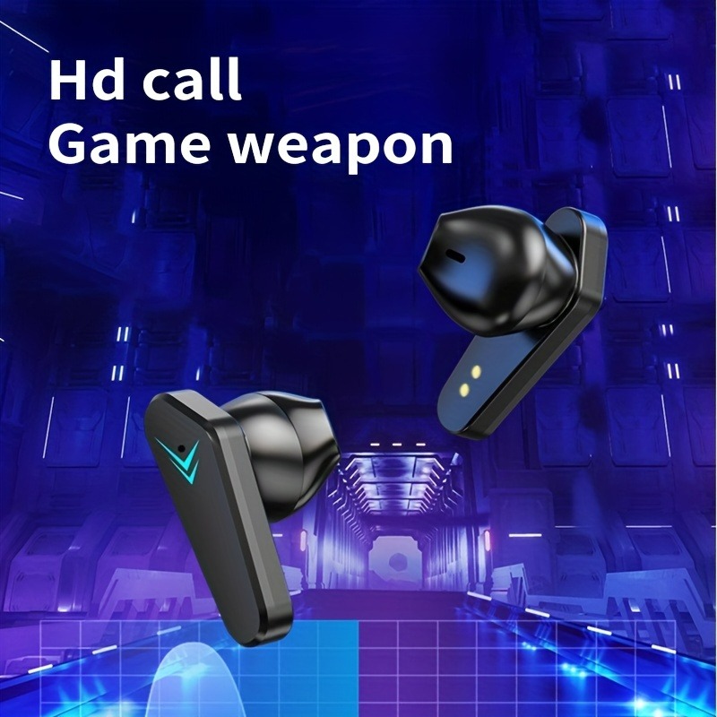 Wireless Bluetooth Earbuds with LED Display & Noise Cancelling Mic