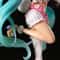 Hatsune Miku Kawaii Anime Figure PVC Model Doll Bunny Ears Collectible 4