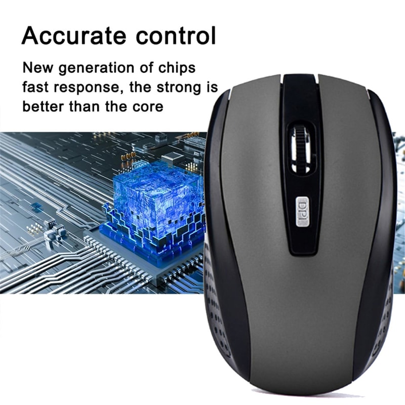 Wireless Gaming Mouse Mini Noiseless Optical Mouse For PC Mac 1