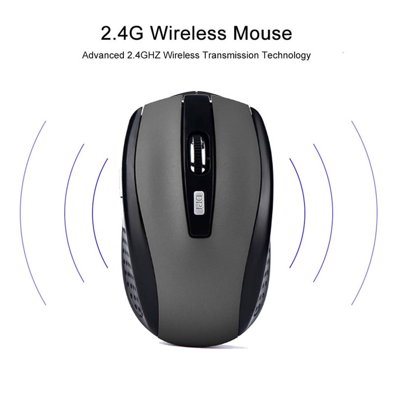 Wireless Gaming Mouse Mini Noiseless Optical Mouse For PC Mac 3