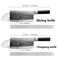Premium Laser Damascus Kitchen Knife Set With Sharpener Chef Utility Slicing Tools 1