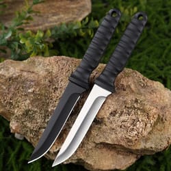 all purpose mountainguard outdoor survival & self defense knife high hardness steel