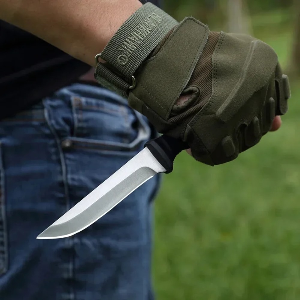 All Purpose MountainGuard Outdoor Survival & Self Defense Knife High Hardness Steel