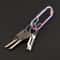 Compact Mini Folding Knife & Keychain Tool Stainless Steel Pocket Outdoor Camping Knife
