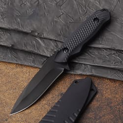 high performance black blade fruit & steak knife multi function kitchen & barbecue essential