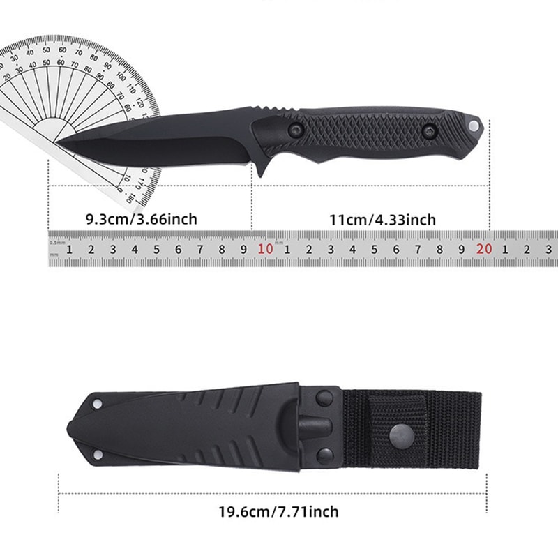 High Performance Black Blade Fruit & Steak Knife Multi Function Kitchen & Barbecue Essential