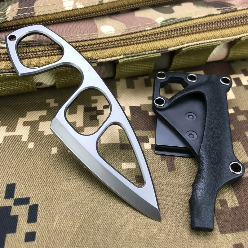 Compact Tactical Neck Knife Multi functional EDC Knife for Survival & Self Defense