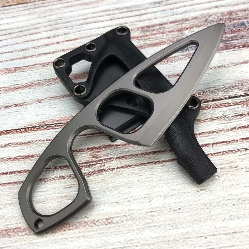 Compact Tactical Neck Knife Multi functional EDC Knife for Survival & Self Defense