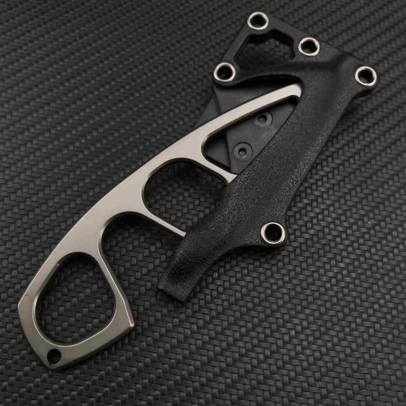 Pocket EDC Necklace Mini Fixed Blade Knife Steel Everyday Carry