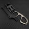 Pocket EDC Necklace Mini Fixed Blade Knife Steel Everyday Carry