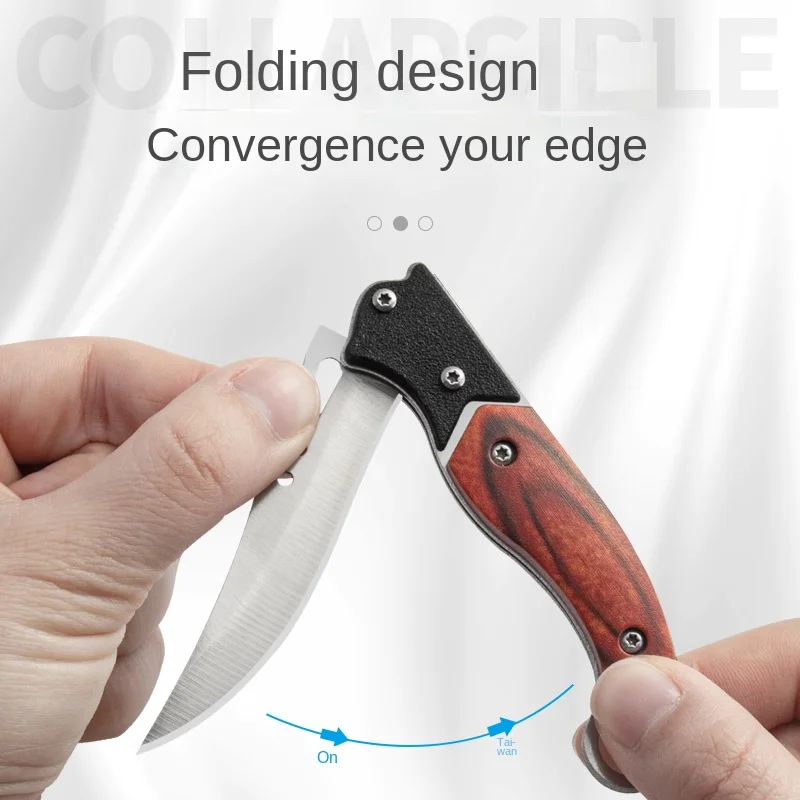 Premium Compact Folding Knife Durable Stainless Steel Survival Tool 1