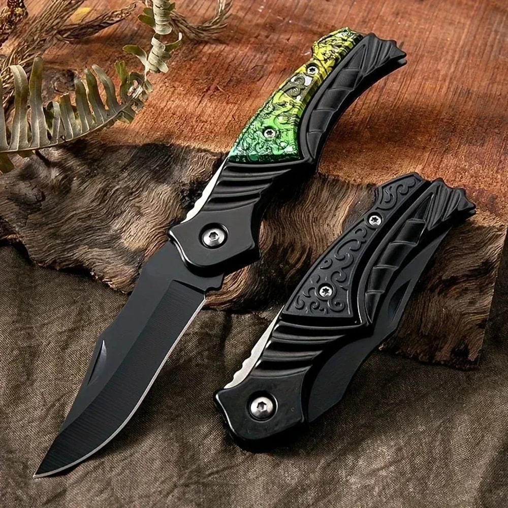 Premium Outdoor Portable Folding Knife Sharp Survival Tool for Camping & Hiking