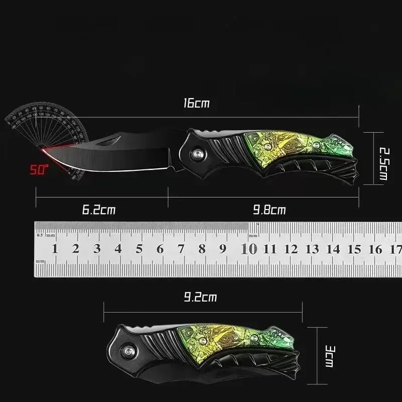 Premium Outdoor Portable Folding Knife Sharp Survival Tool for Camping & Hiking