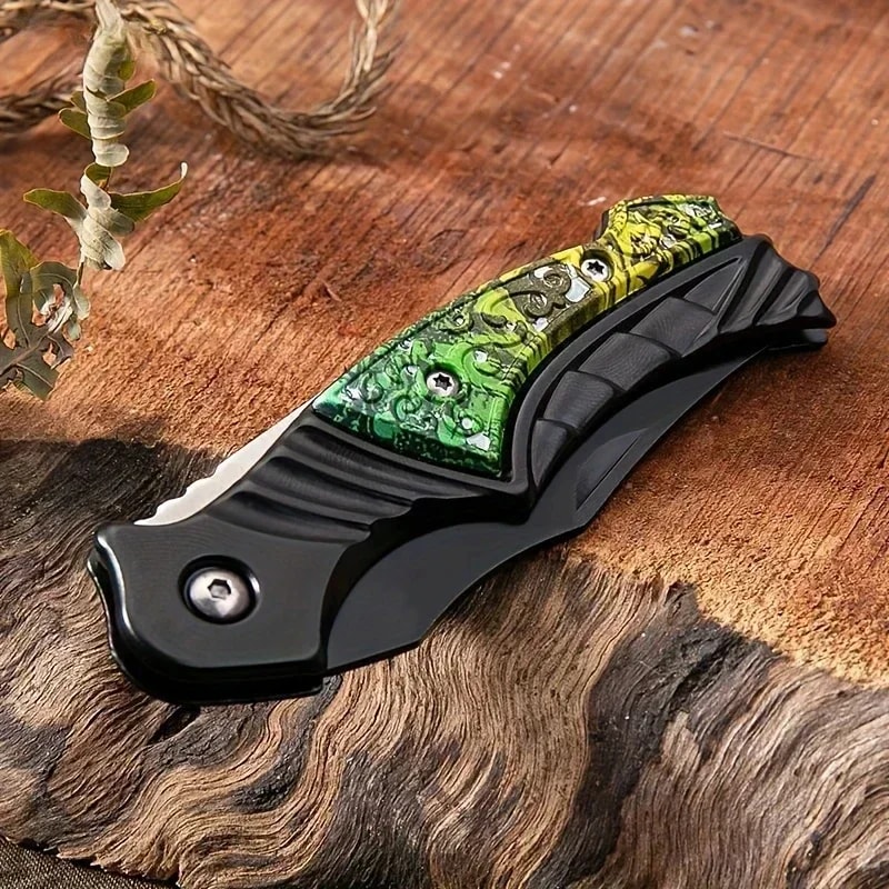 Premium Outdoor Portable Folding Knife Sharp Survival Tool for Camping & Hiking