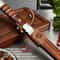 Premium High Hardness Stainless Steel Kitchen Knife With Leather Sheath Professional Fruit Meat Cu 2