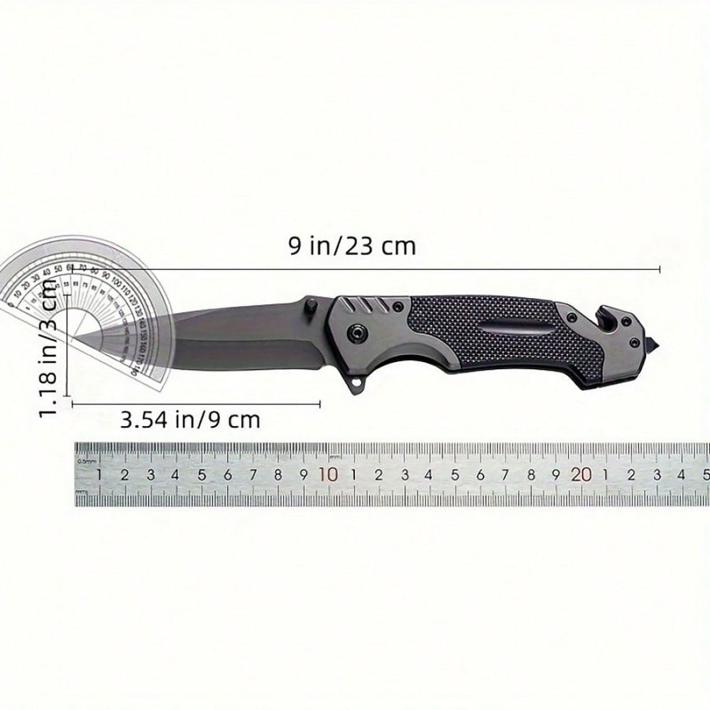 Ultimate Folding Pocket Knife Outdoor Camping Fruit Knife Stainless Steel Sharp Blade 2