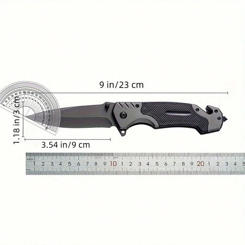 Ultimate Folding Pocket Knife Outdoor Camping Fruit Knife Stainless Steel Sharp Blade 2