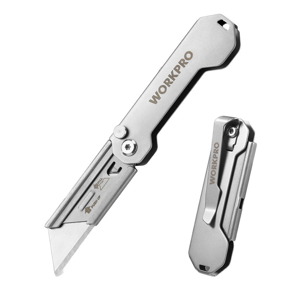 Folding Pocket Utility Knife Quick Change Stainless Steel Cutter 2