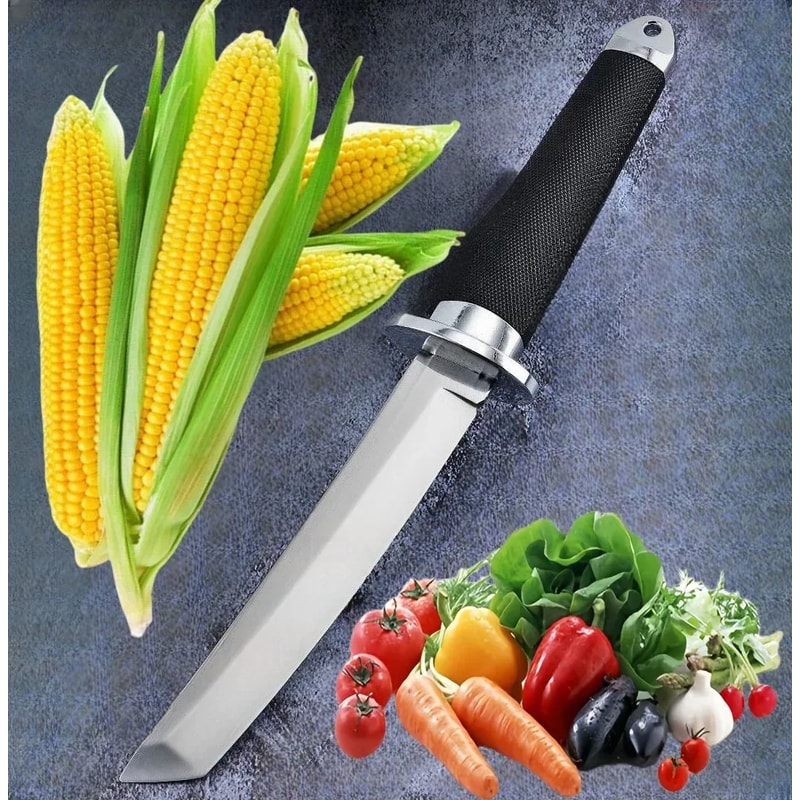 Premium Japanese Survival Knife Outdoor Camping Straight Blade