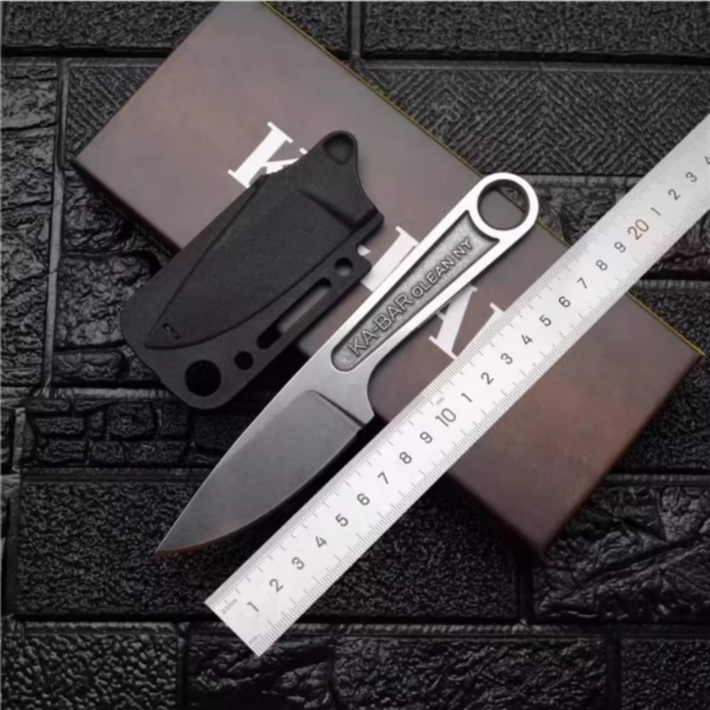 Tactical Outdoor Survival Knife With K Sheath High Hardness Pocket Knife 0