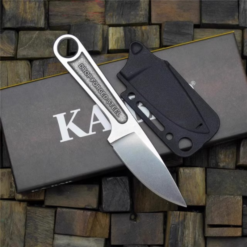 Tactical Outdoor Survival Knife With K Sheath High Hardness Pocket Knife 1