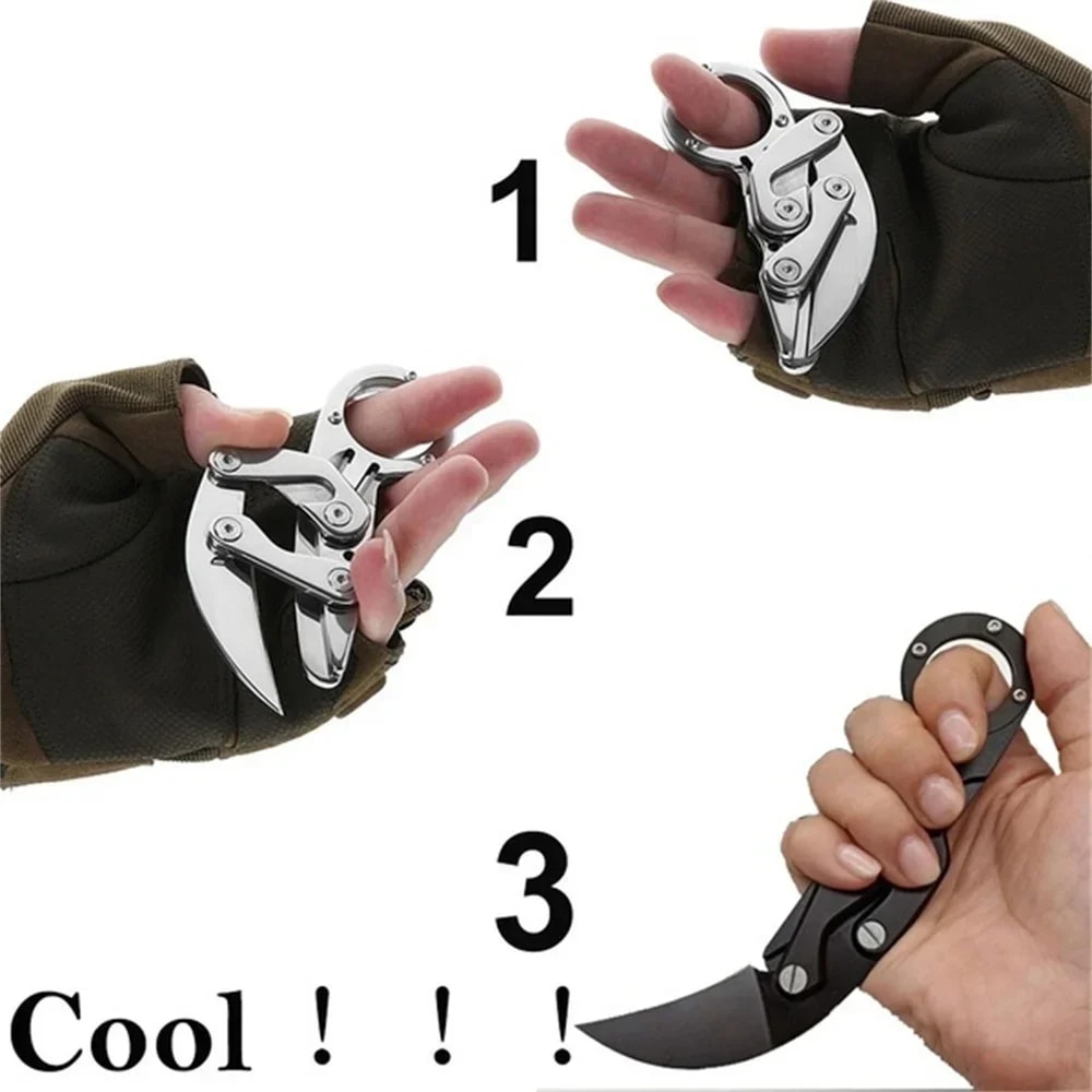 All Steel Tactical Claw Knife Multifunction Outdoor Tool