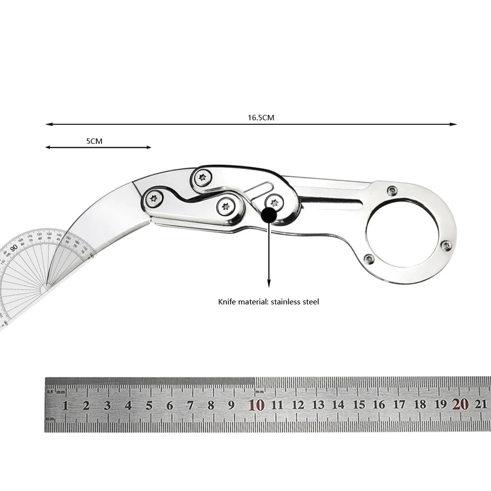 All Steel Tactical Claw Knife Multifunction Outdoor Tool