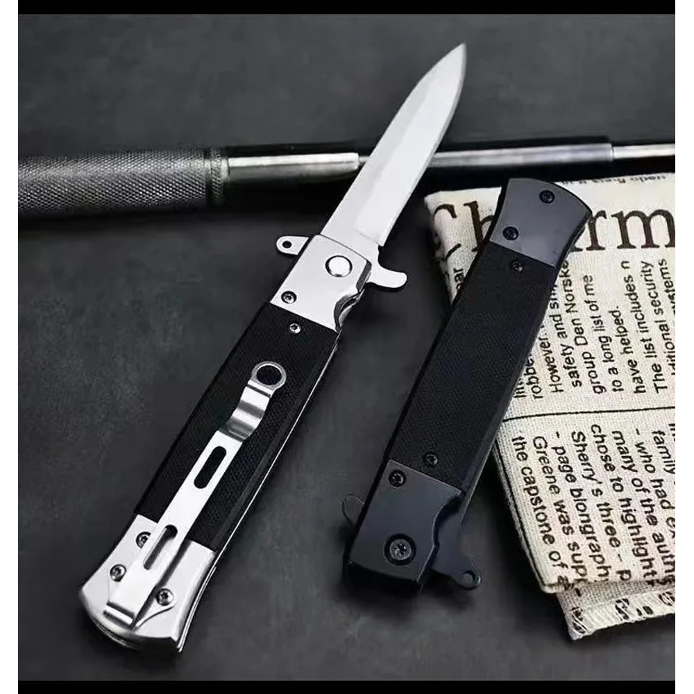 Tactical Folding Knife for Outdoor Survival & Self Defense