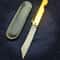 Premium Damascus Mini Tactical Folding Knife Compact Outdoor Knife for Self Defense & Fishing Utility
