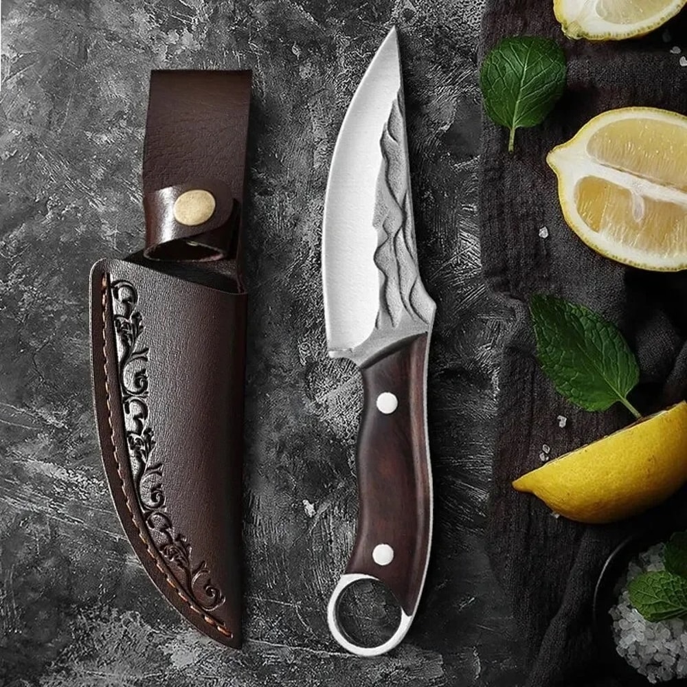 Premium Sharp Boning Knife Stainless Steel Multi Purpose Kitchen & Camping Knife