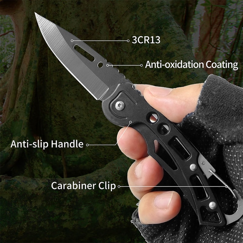All In One Portable Folding Survival Knife For Camping Hunting Outdoor Adventures 2