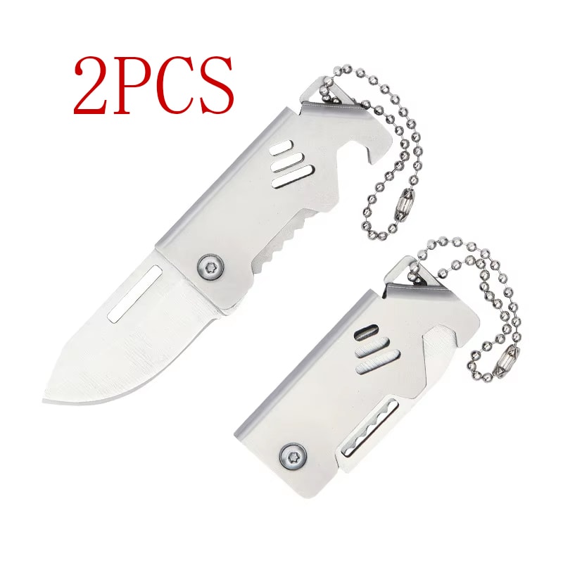 Mini Outdoor Folding Knife With Steel Portable Camping Survival Tool 4