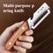 Premium Stainless Steel Vegetable Peeler With Ergonomic Wooden Handle 0