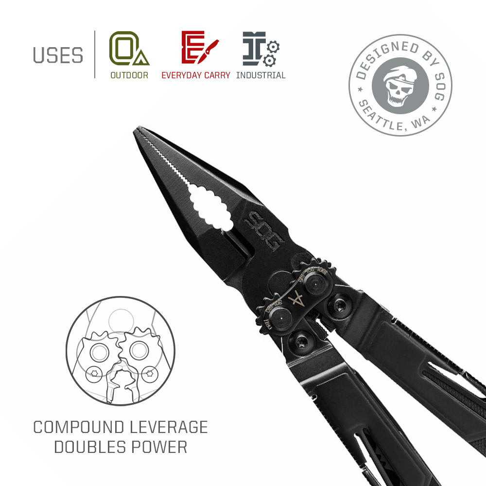 PowerPint Tactical Multi Tool With Folding Pliers Ultimate Gear 0