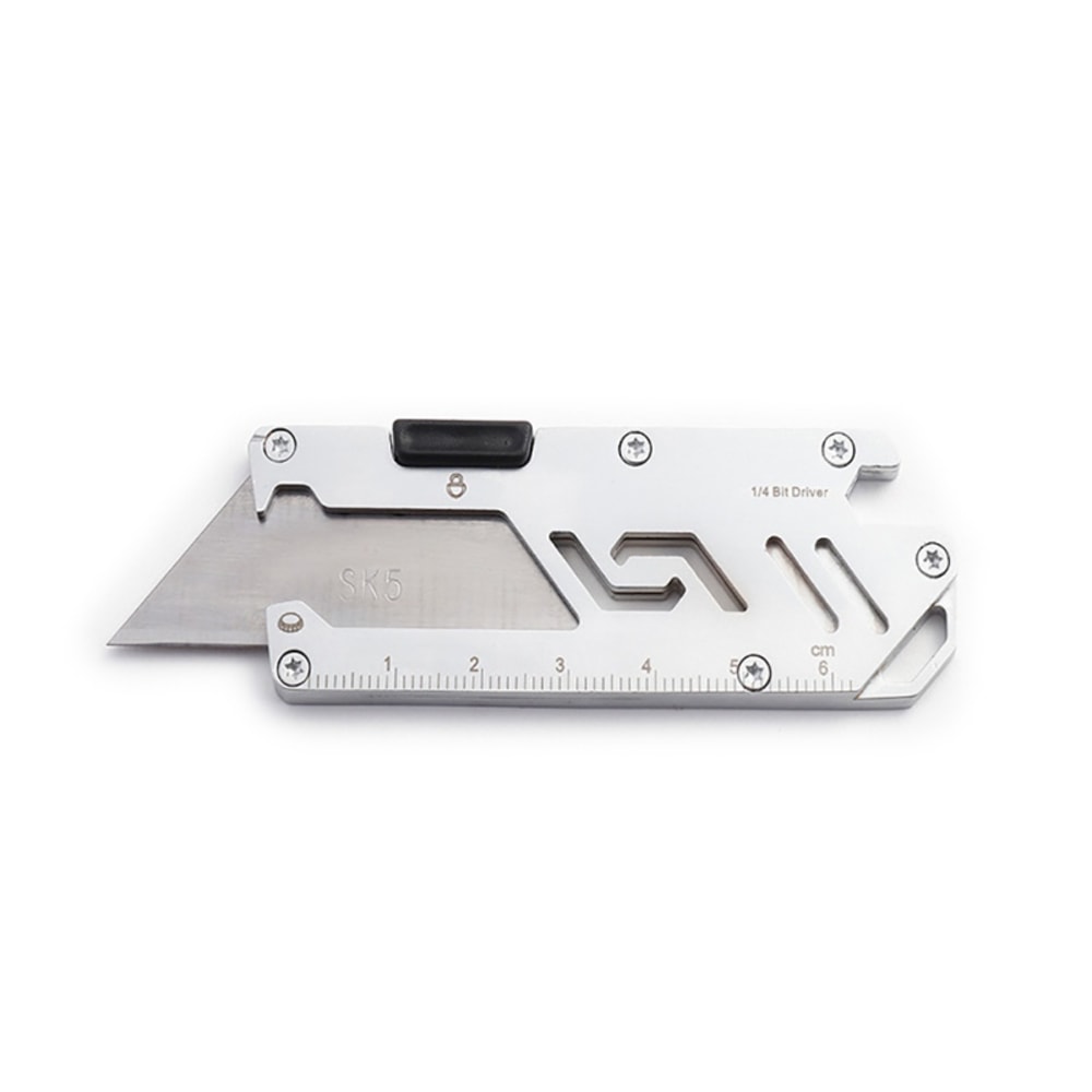 Premium Stainless Steel Folding Knife Multi Function Utility Tool For Camping Hiking 5