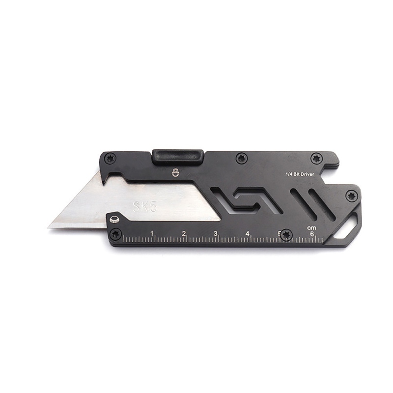 Premium Stainless Steel Folding Knife Multi Function Utility Tool For Camping Hiking 6