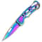 Colorful Folding Pocket Knife Durable Stainless Steel Outdoor Survival Knife