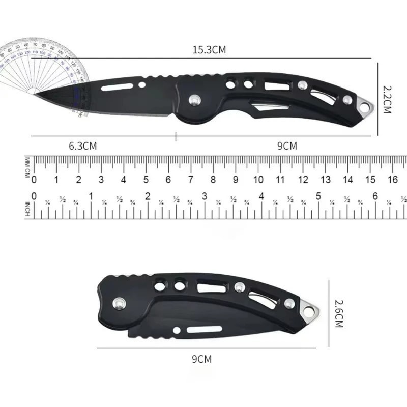 Colorful Folding Pocket Knife Durable Stainless Steel Outdoor Survival Knife