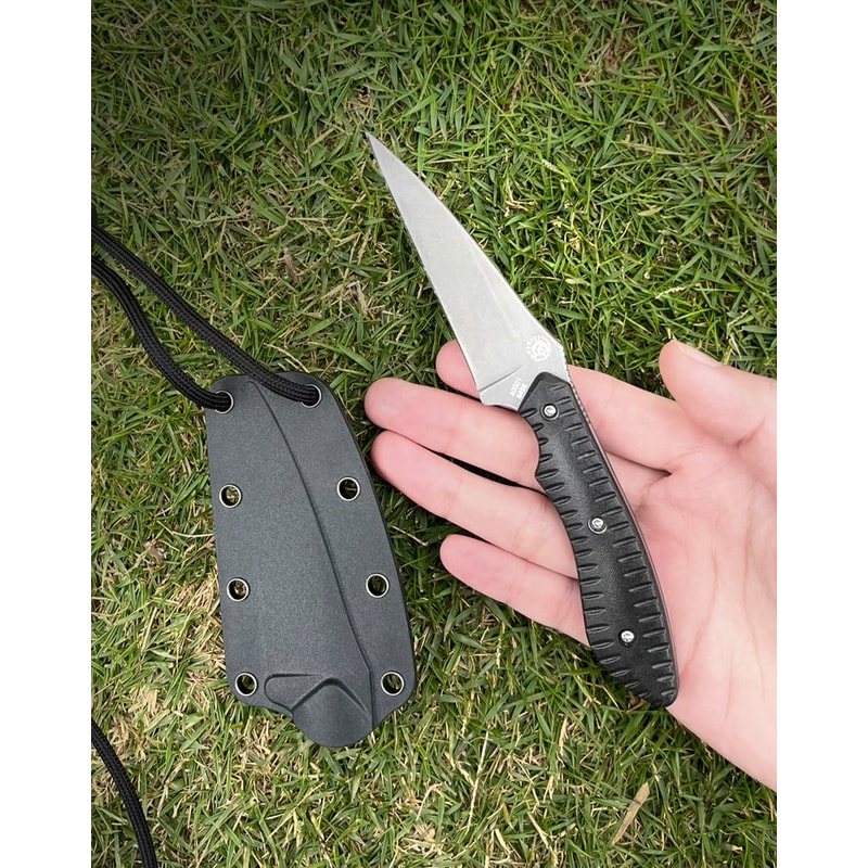 Tactical Outdoor Hunting Knife Multifunctional Camping Self Defense Blade 0
