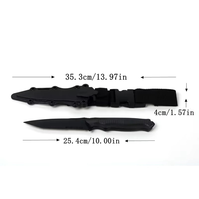 Rubber Knife Toy Military Model Gift & Collectible Training Prop