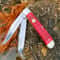 Premium Watchman Trapper Knife Classic Double Blade Folding Pocket Knife 10
