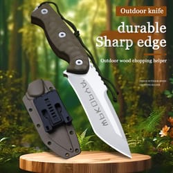 ultimate outdoor survival knife jungle & camping blade