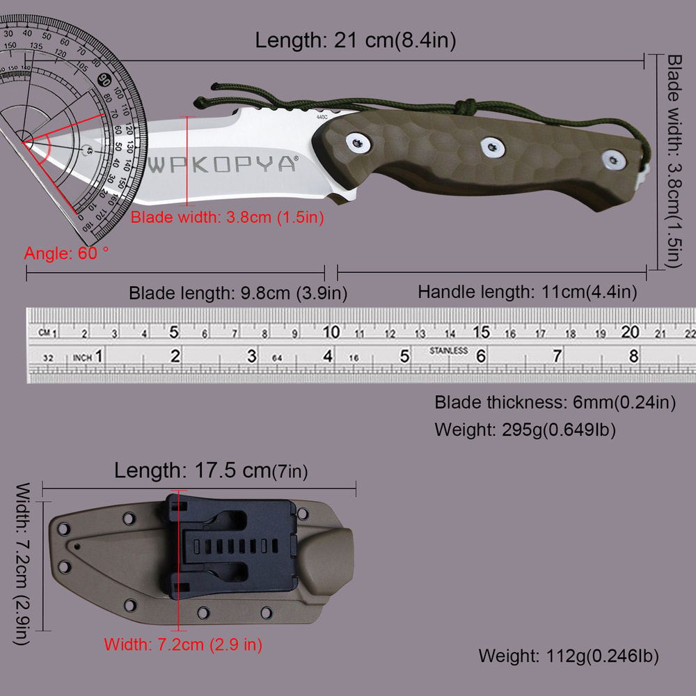 Ultimate Outdoor Survival Knife Jungle & Camping Blade