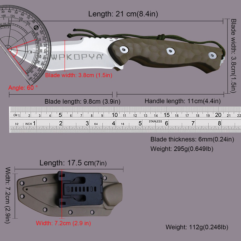 Ultimate Outdoor Survival Knife Jungle & Camping Blade