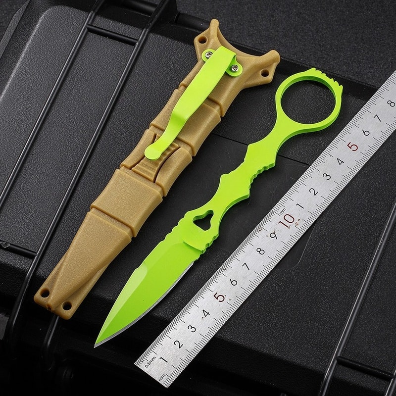 Portable Butterfly Knife Compact Small Straight Knife for Outdoor Adventures
