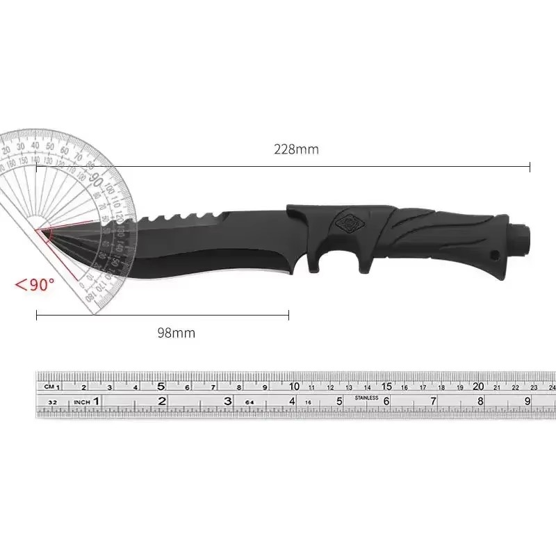 Tactical Outdoor Fixed Blade Knife Multi Purpose Survival Knife For Camping 1