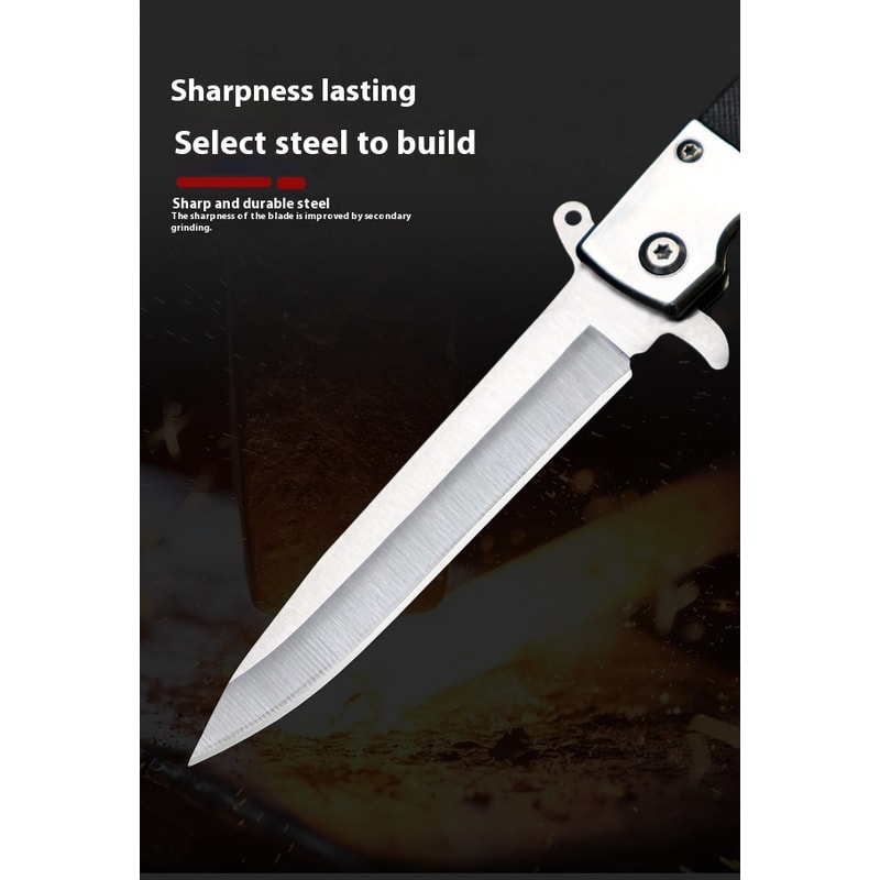 Premium Outdoor Folding Knife Sharp Survival & Camping Knife