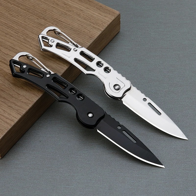 Mini Folding Knife Portable Stainless Steel Pocket Knife for Camping & Self Defense