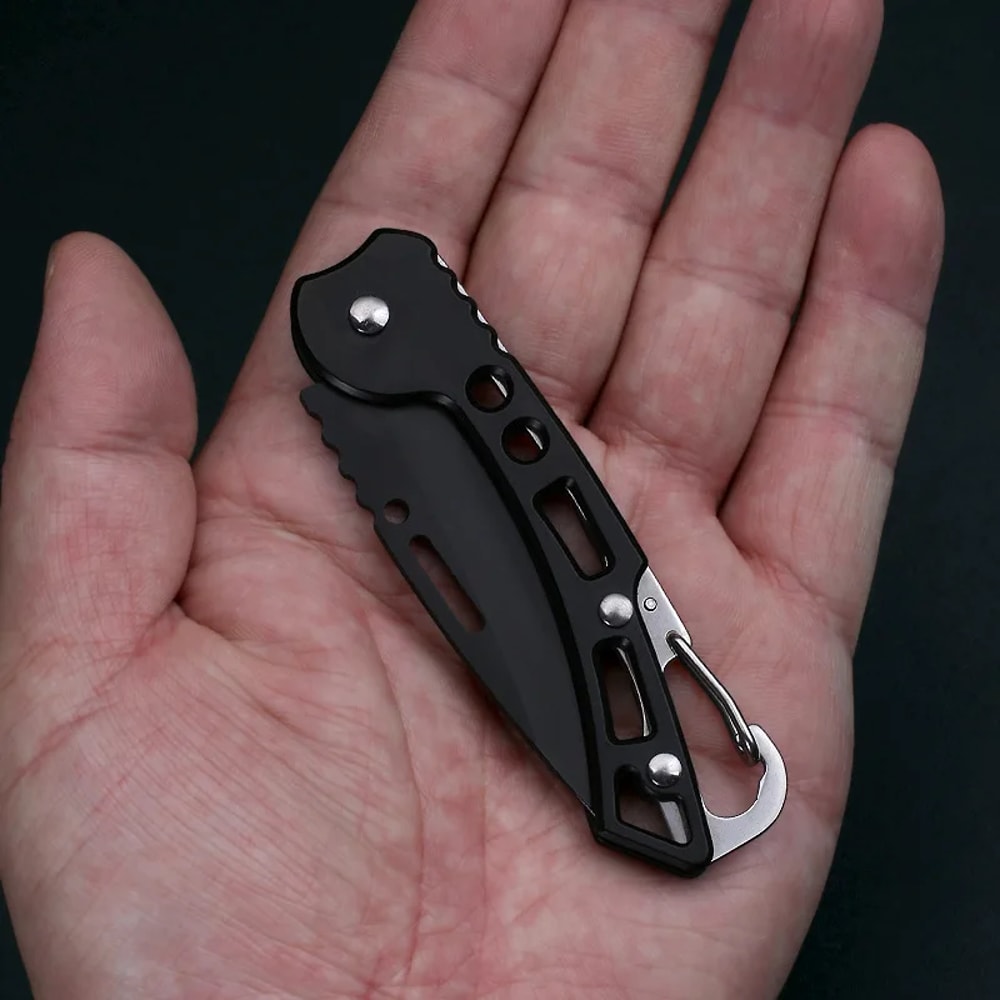 Mini Folding Knife Portable Stainless Steel Pocket Knife for Camping & Self Defense